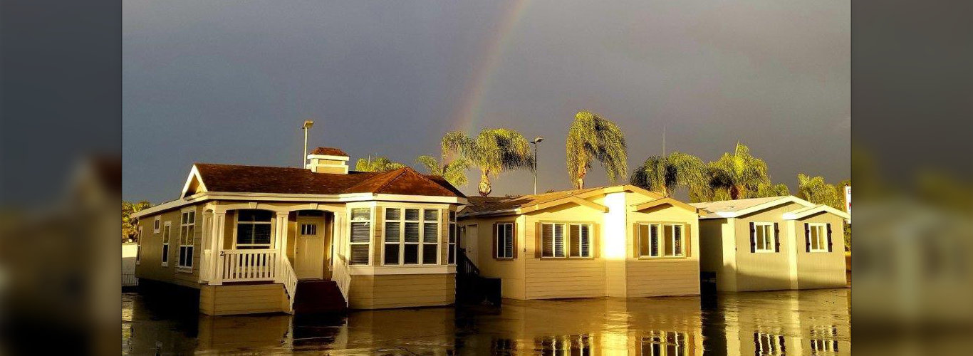 rainbow over lot models